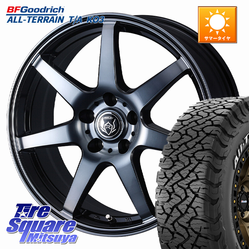 BF Goodrich All-Terrain TA KO3オールテレーン グッドリッチ T/A ホワイトレター 235/65R17WEDS RIZLEY KW ホイール 17インチ ライツレー 17X7.0J 48 5穴 114.3 CX-5 CX5 MAZDA CX-7 CX7 MAZDA CR-V|タイヤスクエアミツヤ