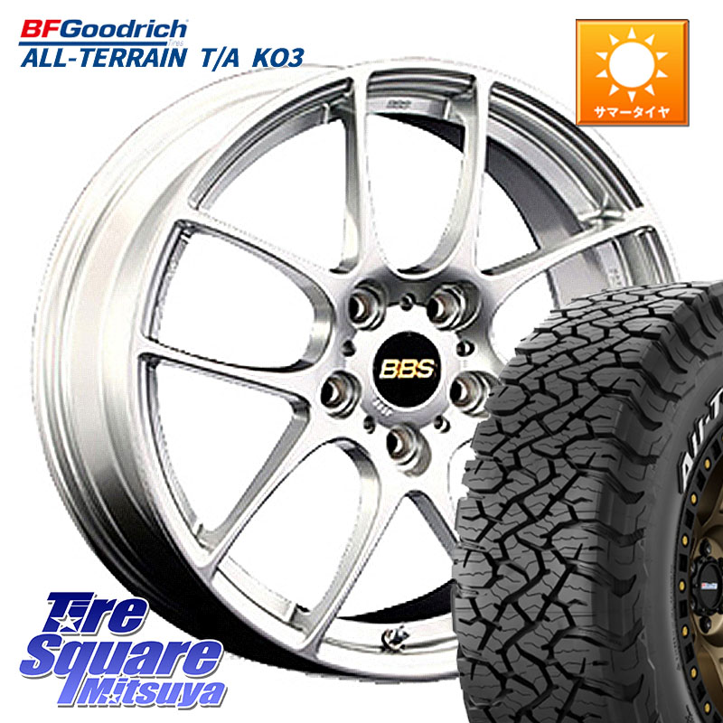 BF Goodrich All-Terrain TA KO3オールテレーン グッドリッチ T/A ホワイトレター 235/65R17BBS RF 鍛造1ピース ホイール 17インチ 17X7.5J 45 5穴 114.3｜タイヤスクエアミツヤ