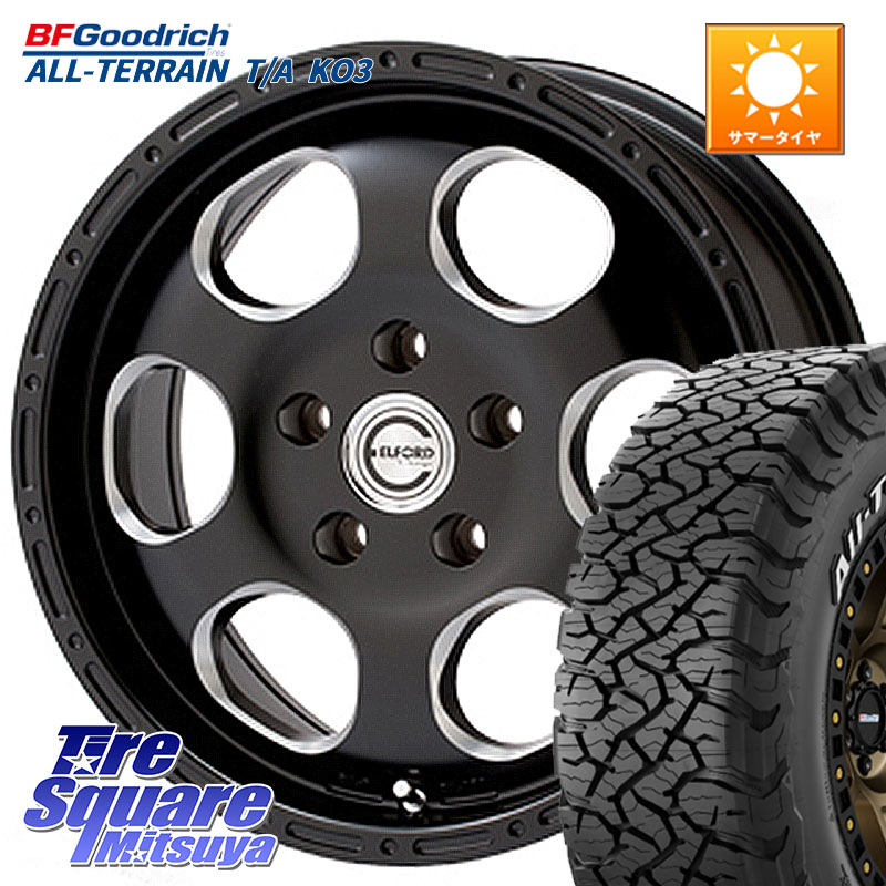 MEIWA Blood Stock One Piece ホイール 17インチ 17 X 8.0J +35 5穴 127 BF Goodrich All-Terrain TA KO3オールテレーン グッドリッチ T/A ホワイトレター 285/70R17 クライスラー ジープ ラングラー JK系 クライスラー ジープ ラングラー JL系 142,640円