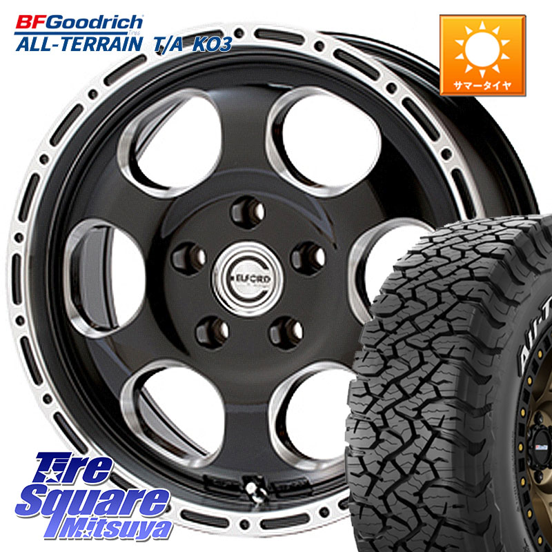 MEIWA Blood Stock One Piece ホイール 17インチ 17 X 8.0J +35 5穴 127 BF Goodrich All-Terrain TA KO3オールテレーン グッドリッチ T/A ホワイトレター 285/70R17 クライスラー ジープ ラングラー JK系 クライスラー ジープ ラングラー JL系