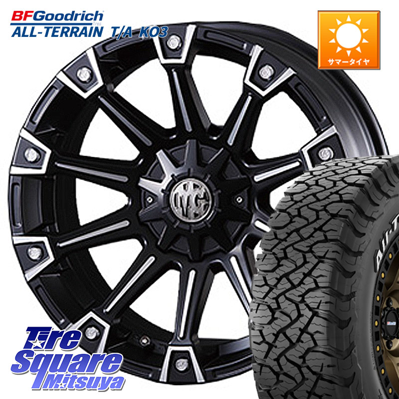 BF Goodrich All-Terrain TA KO3オールテレーン グッドリッチ T/A ホワイトレター 245/70R16CRIMSON クリムソン MONSTER モンスター ホイール 16インチ 16X7.0J 35 5穴 114.3 RAV4 50系 カスタム デリカD:5 D5 カスタムサイズ｜タイヤスクエアミツヤ 136,580円