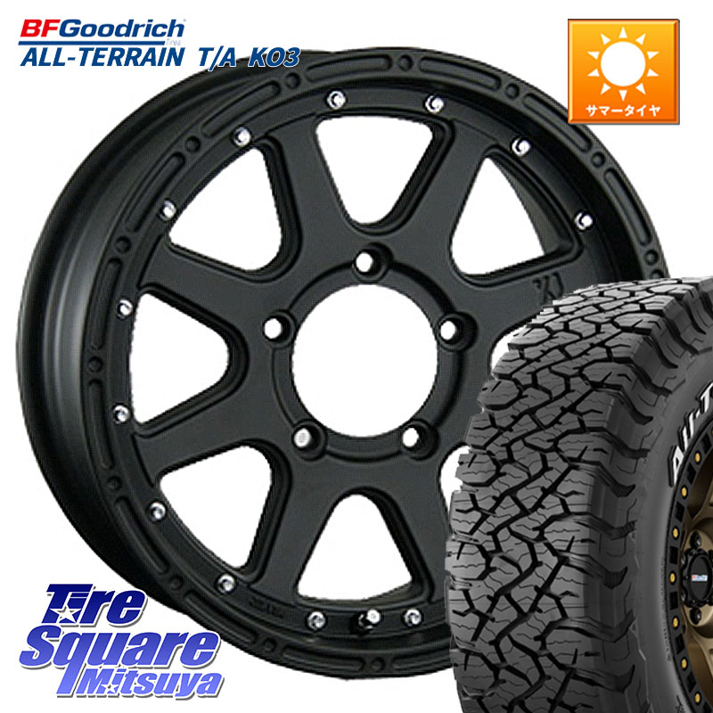 MLJ XTREME-J エクストリームJ ジムニーホイール 16インチ 16 X 5.5J +20 5穴 139.7 BF Goodrich All-Terrain TA KO3 在庫予定品● オールテレーン グッドリッチ T/A ホワイトレター【欠品次回6月以降】 225/70R16 ジムニー専用(要リフトアップ・オーバーフェンダー等)