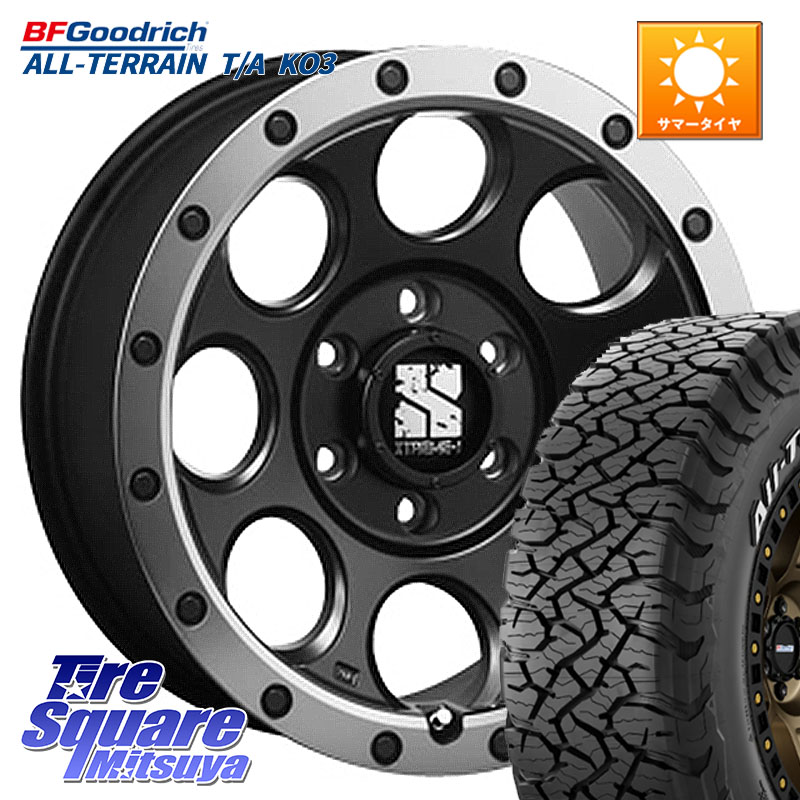 BF Goodrich All-Terrain TA KO3オールテレーン グッドリッチ T/A ホワイトレター 285/65R18MLJ XJ03 エクストリームJ XTREME-J ホイール 18インチ 18X8.0J(M14) 50 6穴 139.7 ランドクルーザー 300 ランドクルーザー 250｜タイヤスクエアミツヤ