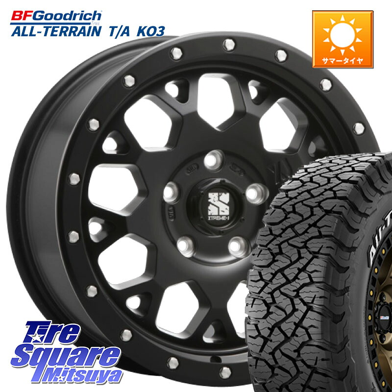 MLJ XJ04 XTREME-J エクストリームJ ホイール 16インチ 16 X 7.0J +35 5穴 114.3 BF Goodrich All-Terrain TA KO3 在庫予定品● オールテレーン グッドリッチ T/A ホワイトレター【欠品次回6月以降】 225/70R16 デリカD:5