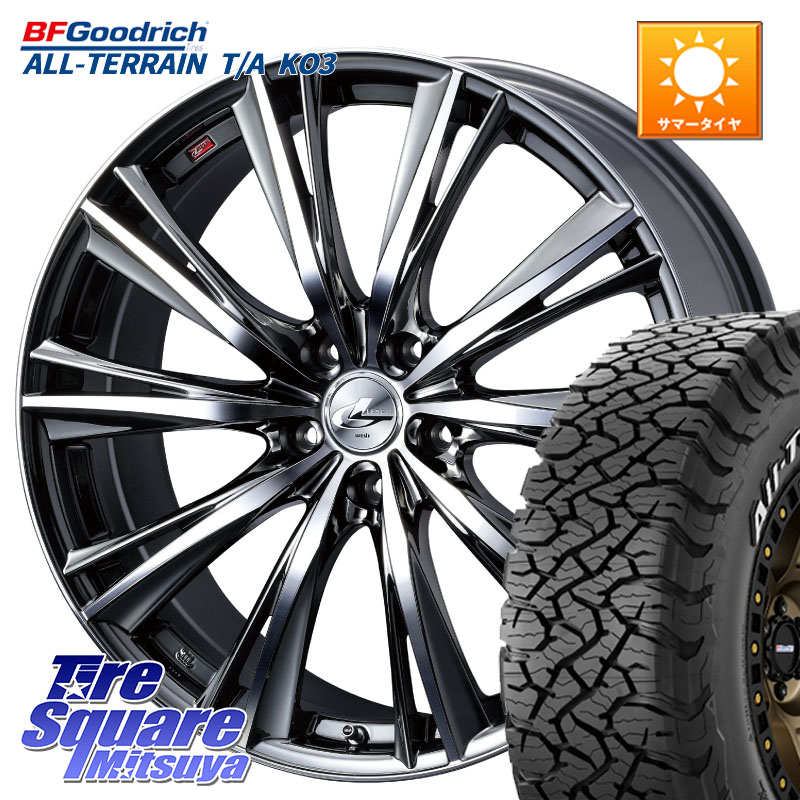 BF Goodrich All-Terrain TA KO3オールテレーン グッドリッチ T/A ホワイトレター 235/65R17WEDS 33891 レオニス WX ウェッズ Leonis ホイール 17インチ 17X7.0J 47 5穴 114.3 CX-5 CX5 MAZDA CX-7 CX7 MAZDA CR-V｜タイヤスクエアミツヤ