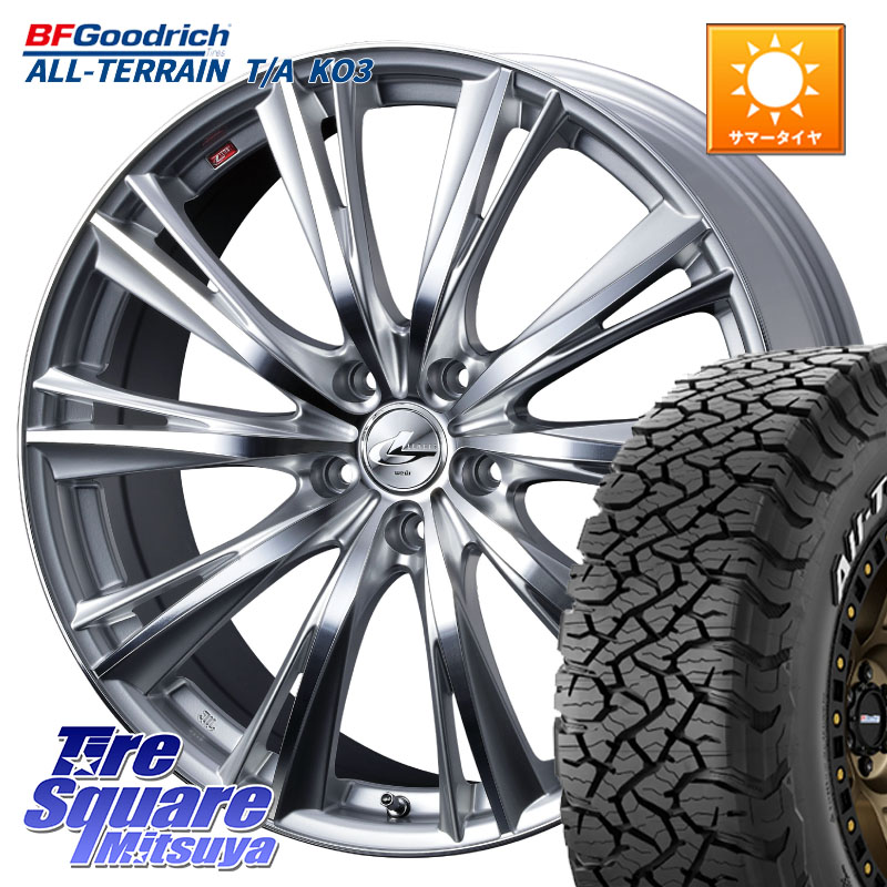 WEDS 33878 レオニス WX HSMC ウェッズ Leonis ホイール 16インチ 16 X 6.5J +40 5穴 114.3 BF Goodrich All-Terrain TA KO3 在庫予定品● オールテレーン グッドリッチ T/A ホワイトレター【欠品次回4月末】 225/70R16 デリカD:5