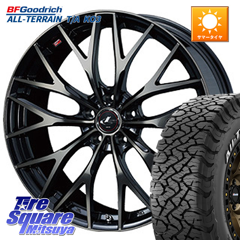 WEDS 【欠品次回4月下旬】 レオニス MX ウェッズ Leonis ホイール 16インチ 16 X 6.5J +40 5穴 114.3 BF Goodrich All-Terrain TA KO3オールテレーン グッドリッチ T/A ホワイトレター 245/70R16
