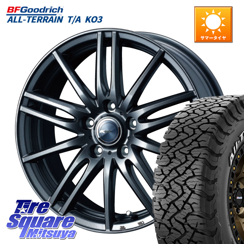 WEDS ウェッズ ZAMIK ザミック TITO 16インチ 16 X 6.5J +53 5穴 114.3 BF Goodrich All-Terrain TA KO3 在庫● オールテレーン グッドリッチ T/A ホワイトレター 225/70R16 99,297円