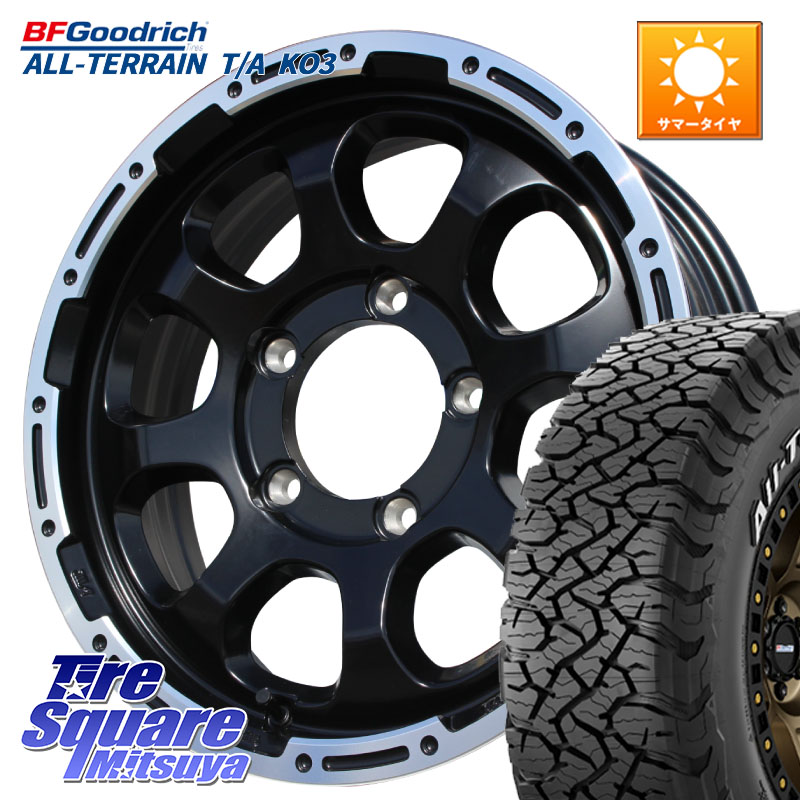 BF Goodrich All-Terrain TA KO3 在庫● オールテレーン グッドリッチ T/A ホワイトレター 175/80R16HotStuff マッドクロス GRACE グレイス BK JIMNY ホイール 16インチ 16X5.5J 20 5穴 139.7 ジムニー専用 AZオフロード|タイヤスクエアミツヤ