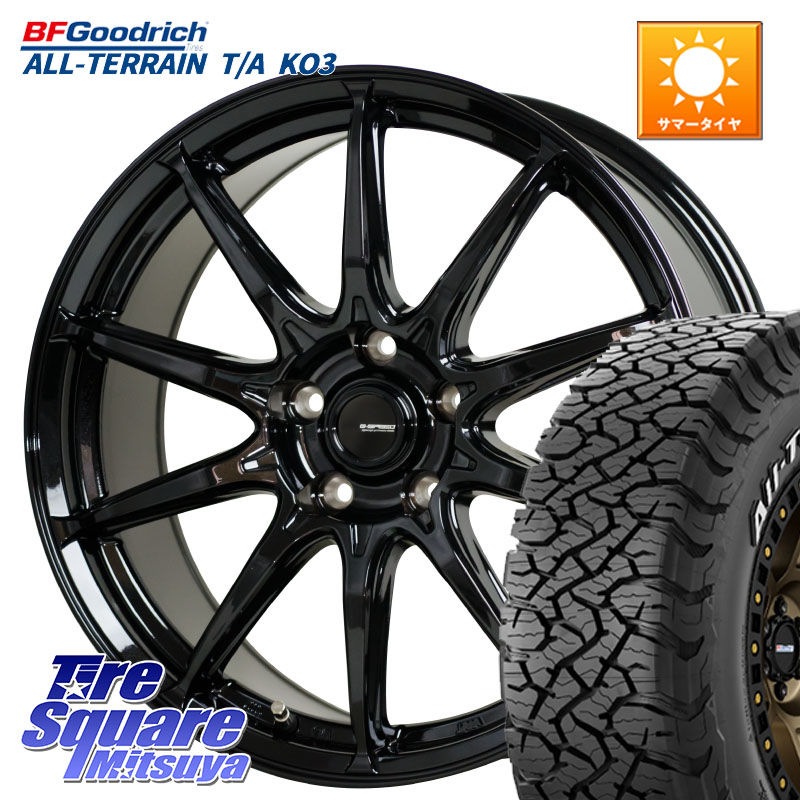 BF Goodrich All-Terrain TA KO3 在庫● オールテレーン グッドリッチ T/A ホワイトレター 235/70R16HotStuff G-SPEED G-05 G05 16インチ ジースピード ホイール 16X6.5J 38 5穴 114.3 RAV4 50系 デリカD:5 D5 カスタムサイズ RAV4 60系 CX-5 CX5 MAZDA｜タイヤスクエアミツヤ