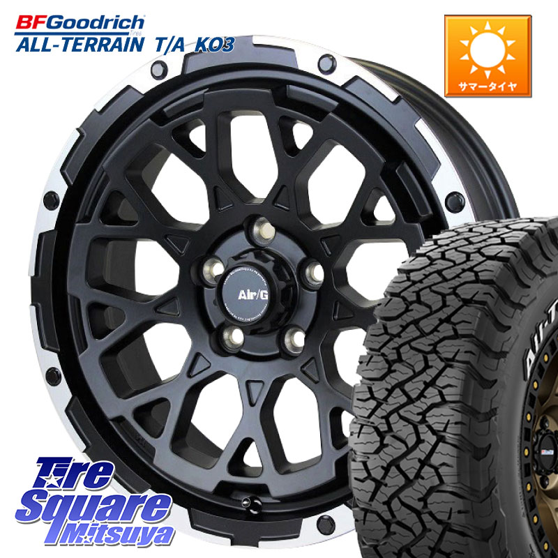 4X4エンジニアリング Air/G Rocks ホイール 4本 16インチ 16 X 7.0J +35 5穴 114.3 BF Goodrich All-Terrain TA KO3オールテレーン グッドリッチ T/A ホワイトレター 245/70R16 134,235円