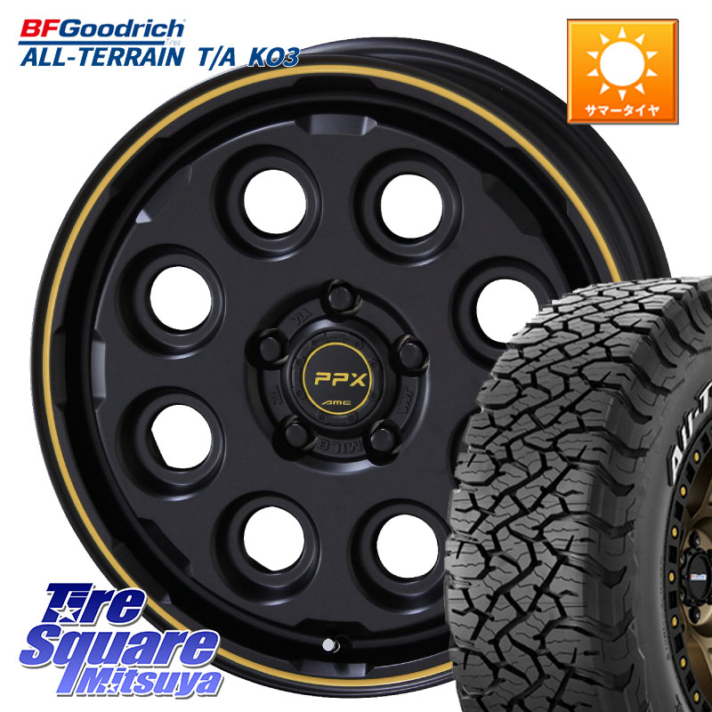 BF Goodrich All-Terrain TA KO3 在庫● オールテレーン グッドリッチ T/A ホワイトレター 225/70R16KYOHO PPX MIL:8 ホイール 16インチ ミルエイト 16X7.0J 38 5穴 114.3 CX-5 デリカD:5 デリカD:5(26+) RAV4 50系 エクリプスクロス|タイヤスクエアミツヤ