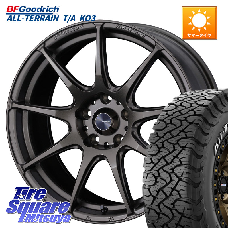 BF Goodrich All-Terrain TA KO3オールテレーン グッドリッチ T/A ホワイトレター 235/65R17WEDS WedsSport SA-99R SA99R ウェッズ スポーツ ホイール 17インチ 17X7.0J 48 5穴 114.3 CX-5 CX5 MAZDA CX-7 CX7 MAZDA CR-V|タイヤスクエアミツヤ