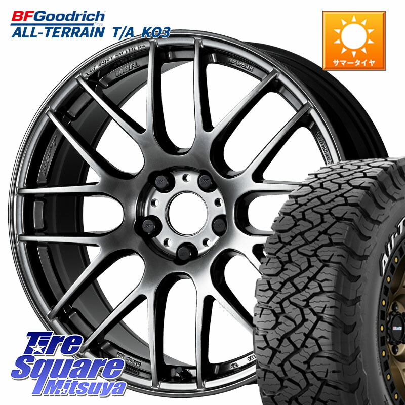 BF Goodrich All-Terrain TA KO3オールテレーン グッドリッチ T/A ホワイトレター 235/65R17WORK ワーク EMOTION エモーション M8R GTK 17インチ 17X7.0J 47 5穴 114.3 CX-5 CX5 MAZDA CX-7 CX7 MAZDA CR-V｜タイヤスクエアミツヤ