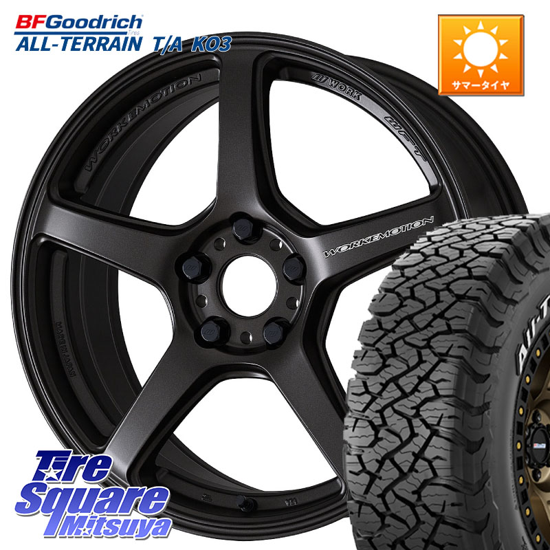 BF Goodrich All-Terrain TA KO3オールテレーン グッドリッチ T/A ホワイトレター 235/65R17WORK ワーク EMOTION エモーション T5R 17インチ 17X8.0J 35 5穴 114.3 RAV4 50系 RAV4 60系｜タイヤスクエアミツヤ