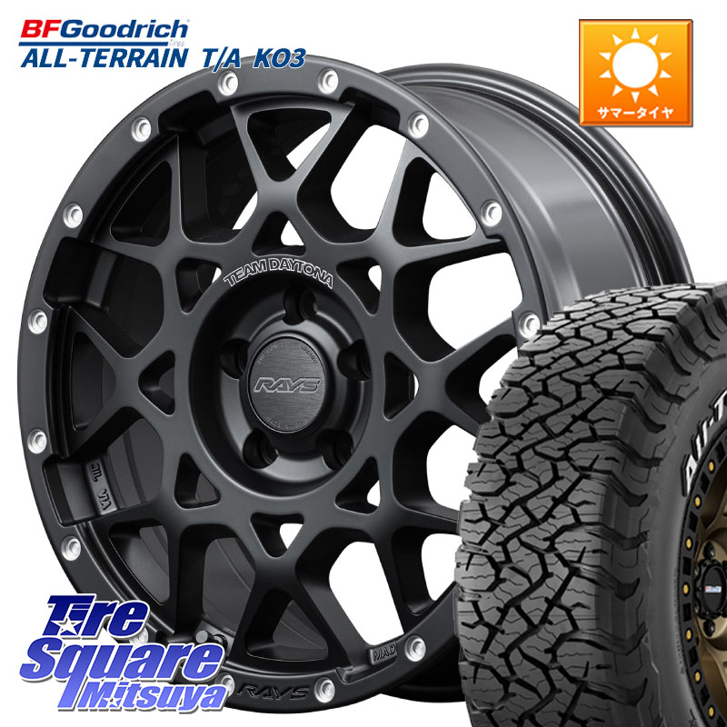 BF Goodrich All-Terrain TA KO3オールテレーン グッドリッチ T/A ホワイトレター 245/70R16RAYS 【欠品次回2月末】 レイズ M8 デイトナ DAYTONA 16インチ 16X7.0J 37 5穴 114.3 RAV4 50系 カスタム デリカD:5 D5 カスタムサイズ｜タイヤスクエアミツヤ