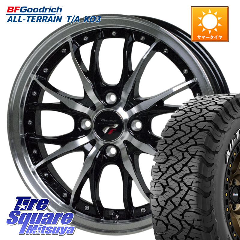 BF Goodrich All-Terrain TA KO3 在庫● オールテレーン グッドリッチ T/A ホワイトレター 215/70R16HotStuff Precious プレシャス HM3 HM-3 4H BKP 16インチ 16X6.0J 40 4穴 100 ロッキー ガソリン車 4穴 ライズ ガソリン車 4穴｜タイヤスクエアミツヤ 86,037円