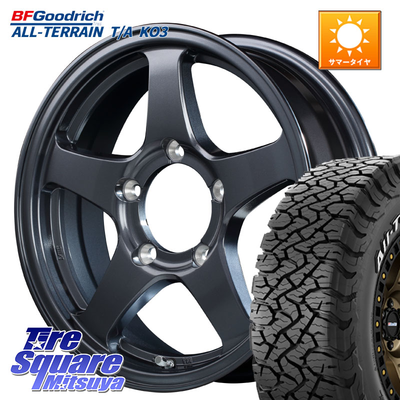 BF Goodrich All-Terrain TA KO3 在庫● オールテレーン グッドリッチ T/A ホワイトレター 175/80R16MANARAY オフパフォーマー OFF PERFORMER RT-5N+2 GM 16X5.5J 22 5穴 139.7 ジムニー専用 AZオフロード｜タイヤスクエアミツヤ