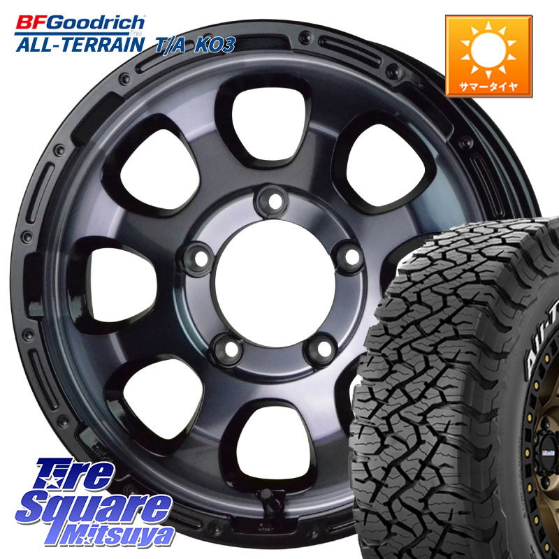 BF Goodrich All-Terrain TA KO3 在庫● オールテレーン グッドリッチ T/A ホワイトレター 235/70R16HotStuff マッドクロス GRACE グレイス BKC JIMNY ホイール 16インチ 16X5.5J 20 5穴 139.7 ジムニー専用(要リフトアップ/オーバーフェンダー等) AZオフロード カスタ｜タイヤスクエアミツヤ