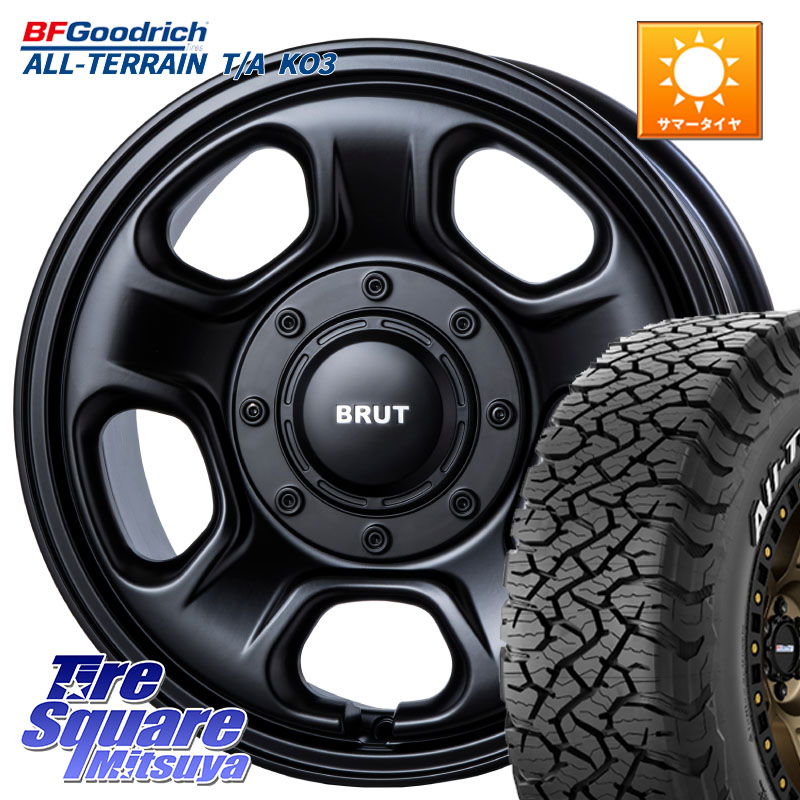 BRUT ブルート BR-33 BR33 ホイール 16インチ 16 X 6.5J +30 5穴 114.3 BF Goodrich All-Terrain TA KO3 在庫● オールテレーン グッドリッチ T/A ホワイトレター 235/70R16