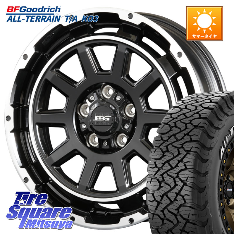 KOSEI ボトムガルシア ディグレ ホイール 16 X 6.5J +38 5穴 114.3 BF Goodrich All-Terrain TA KO3オールテレーン グッドリッチ T/A ホワイトレター 245/70R16