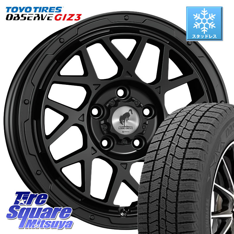 TOYO OBSERVE GIZ3 2024年~2025年製 オブザーブ ギズ3 スタッドレス ミツヤ 205/65R16SUPER STAR LODIO DRIVE ロディオドライブ 8M MONO モノ 16X7.0J 42 5穴 114.3 ヤリスクロス 10系アルファード 70系カムリ セレナ SERENA 日産 エスティマ ティアナ 日産|タイヤスクエアミツヤ