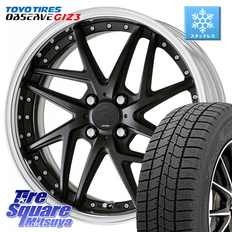 TOYO OBSERVE GIZ3 2024年製～ オブザーブ ギズ3 スタッドレス ミツヤ 205/55R16 WORK RIZALTADO MESH2 A Disk 16インチ 2ピース 16 X 6.0J +40 4穴 100 E13オーラ 124,260円