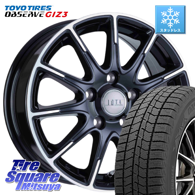 TOYO OBSERVE GIZ3 2024年製~ オブザーブ ギズ3 スタッドレス ミツヤ 235/60R18阿部商会 TIRADO IOTA イオタ M14球面座ボルト専用 ホイール 18インチ 18X7.0J(M14B) 40 5穴 114.3 クラウンスポーツ クラウンエステート RZ レクサス|タイヤスクエアミツヤ