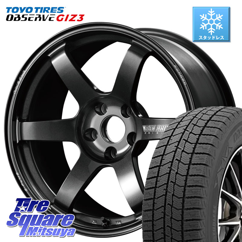 TOYO OBSERVE GIZ3 2024年製～ オブザーブ ギズ3 スタッドレス ミツヤ 235/60R18 RAYS 【欠品次回10~11月】 TE37 SAGA S-plus VOLK RACING 鍛造 ホイール 18インチ 18 X 7.5J +48 5穴 114.3 199,085円