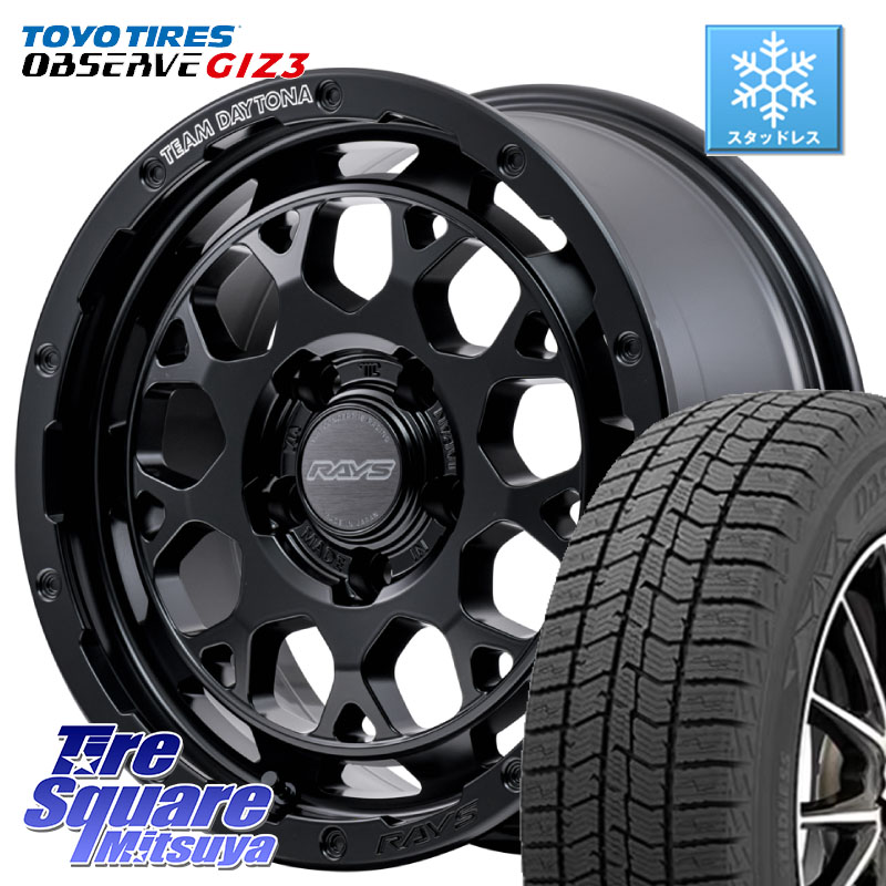 TOYO OBSERVE GIZ3 2024年製～ オブザーブ ギズ3 スタッドレス ミツヤ 225/65R17 RAYS 【欠品次回8~9月】 TEAM DAYTONA M9+ BOJ ホイール 17インチ 17 X 7.0J +40 5穴 114.3 50系RAV4 80系ハリアー T32エクストレイル CX-5 CX-8 BT5レガシィアウトバック 124,220円