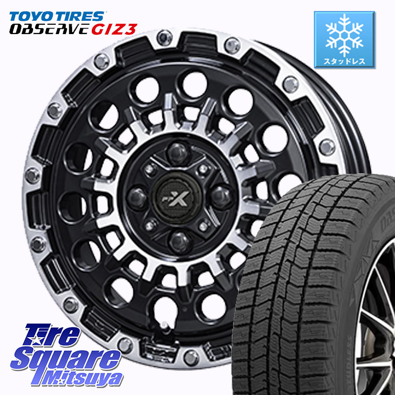 TOYO OBSERVE GIZ3 2024年～2025年製 オブザーブ ギズ3 スタッドレス ミツヤ 155/65R14 KYOHO PPX GX14 ホイール 14インチ 14 X 4.5J +45 4穴 100 N-BOX デリカミニ2WD タント スペーシア サクラ ハイゼット アゲトラCustom車用※軽自動車専用ホイール※