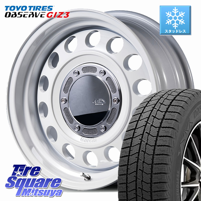 TOYO OBSERVE GIZ3 2024年製～ オブザーブ ギズ3 スタッドレス ミツヤ 165/70R14MANARAY MID GARCIA CISCO Type2 ホイール 14インチ 14X4.5J 45 4穴 100 Mx27/37/47Sソリオ・MB37SデリカD2 ハスラー MAx6S系ソリオ デリカD:2 D2 Kei ラピュタ ハスラー リフトアップ等｜タイヤスクエアミツヤ