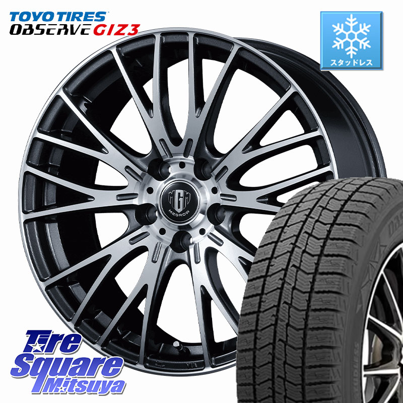 TOYO OBSERVE GIZ3 2024年製~ オブザーブ ギズ3 スタッドレス ミツヤ 235/60R18KOSEI MZ-GROW VM25R ホイール 18インチ 18X7.0J 48 5穴 114.3 CX-5 CX5 MAZDA CX-7 CX7 MAZDA CR-V|タイヤスクエアミツヤ
