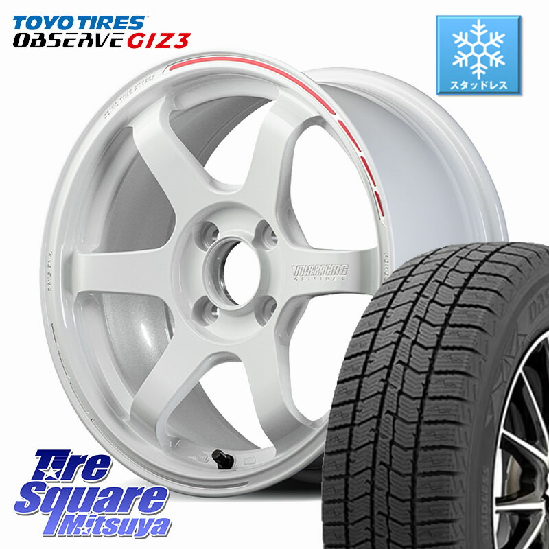 TOYO OBSERVE GIZ3 2024年製~ オブザーブ ギズ3 スタッドレス ミツヤ 215/65R16RAYS 【欠品次回3~4月】 TE37 SONIC TIME ATTACK EDITION 鍛造 ホイール 16インチ 16X6.0J 43 4穴 100 ロッキー ガソリン車 4穴 ライズ ガソリン車 4穴|タイヤスクエアミツヤ