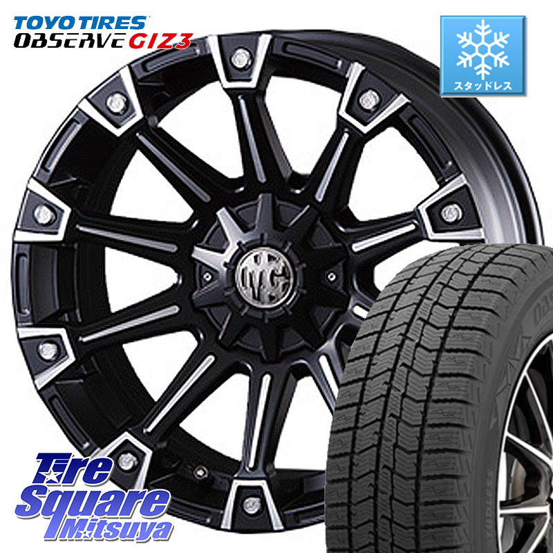 TOYO OBSERVE GIZ3 2024年製～ オブザーブ ギズ3 96Q XL スタッドレス ミツヤ 205/60R16 CRIMSON クリムソン MONSTER モンスター ホイール 16インチ 16 X 7.0J +35 5穴 114.3 110,060円