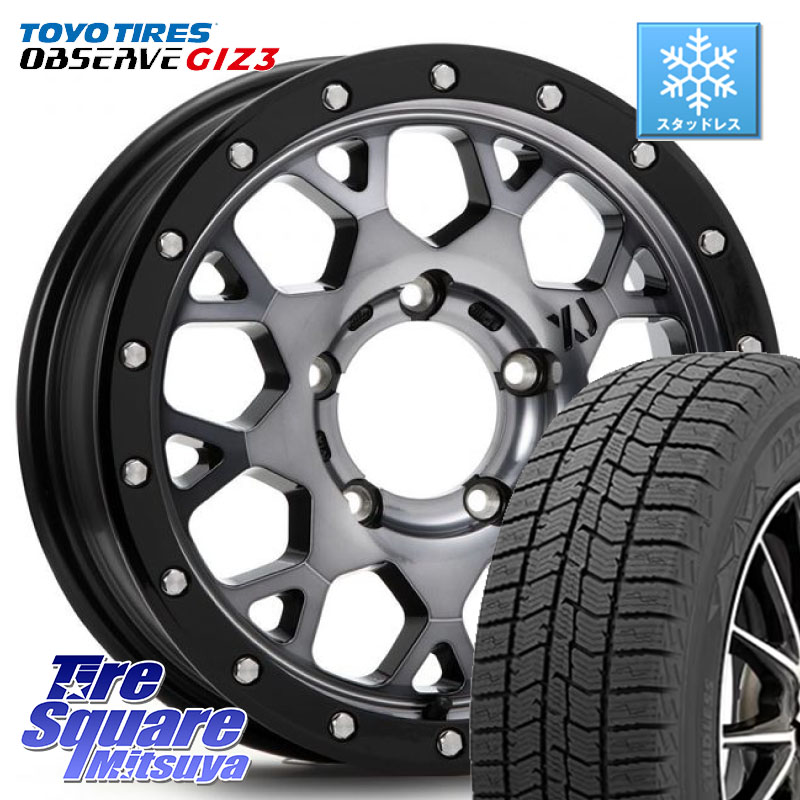 TOYO OBSERVE GIZ3 2024年製～ オブザーブ ギズ3 スタッドレス ミツヤ 215/65R16 MLJ XJ04 XTREME-J エクストリームJ ホイール 16インチ 16 X 5.5J +22 5穴 139.7 ジムニー専用(要オーバーフェンダー等)