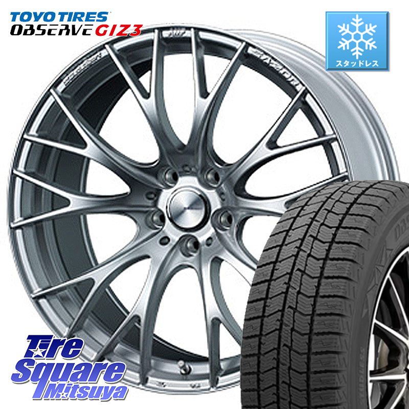 TOYO OBSERVE GIZ3 2024年～2025年製 オブザーブ ギズ3 スタッドレス ミツヤ 235/55R19WEDS WedsSport SA-20R SA20R ウェッズ スポーツ ホイール 19インチ 19X8.5J 38 5穴 114.3 アウトランダーPHEV RAV4 50系 RAV4 60系 RX レクサス｜タイヤスクエアミツヤ