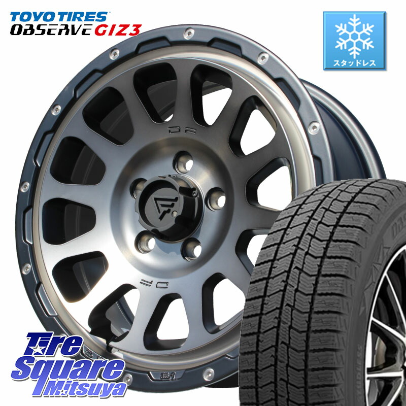 TOYO OBSERVE GIZ3 2024年製～ オブザーブ ギズ3 スタッドレス ミツヤ 215/65R16 DELTA FORCE デルタフォース オーバル 16インチ 16 X 7.0J +35 5穴 114.3 30系ヴェルファイア 20系アルファード 120,320円