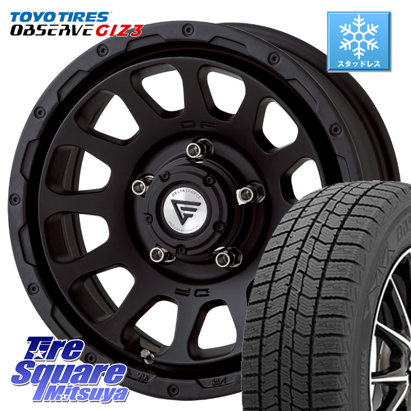 TOYO OBSERVE GIZ3 2024年製～ オブザーブ ギズ3 スタッドレス ミツヤ 215/65R16DELTA FORCE デルタフォース オーバル ジムニー専用 ホイール 16インチ 16X5.5J 20 5穴 139.7 ジムニー専用(要オーバーフェンダー等) AZオフロード カスタムサイズ｜タイヤスクエアミツヤ 112,465円