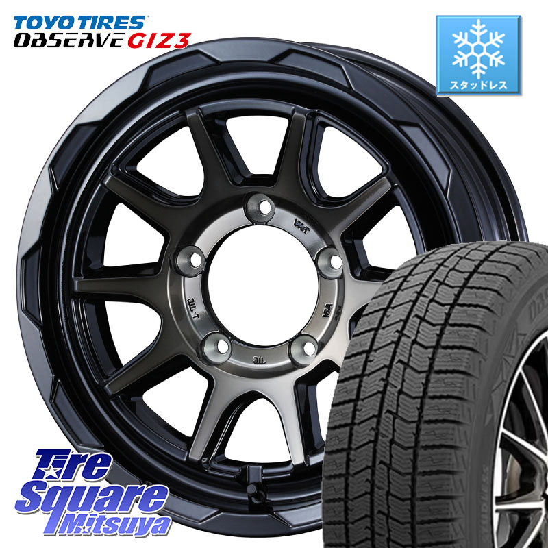 TOYO OBSERVE GIZ3 2024年製～ オブザーブ ギズ3 スタッドレス ミツヤ 215/65R16 WEDS 【欠品次回4月中旬】 マッドヴァンス 06 MUD VANCE 06 ウエッズ 16インチ 16 X 5.5J +22 5穴 139.7 ジムニー専用(要オーバーフェンダー等) 92,499円