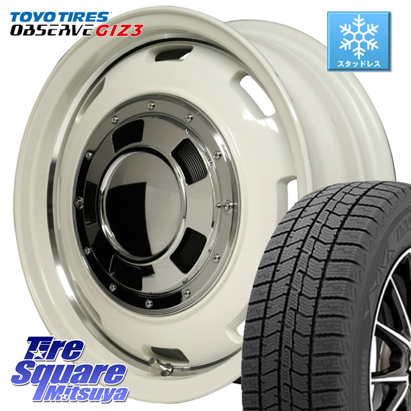 TOYO OBSERVE GIZ3 2024年製～ オブザーブ ギズ3 スタッドレス ミツヤ 215/65R16 MANARAY MID Garcia CISCO ガルシア シスコ 16インチ 16 X 5.5J +20 5穴 139.7 ジムニー専用(要オーバーフェンダー等)