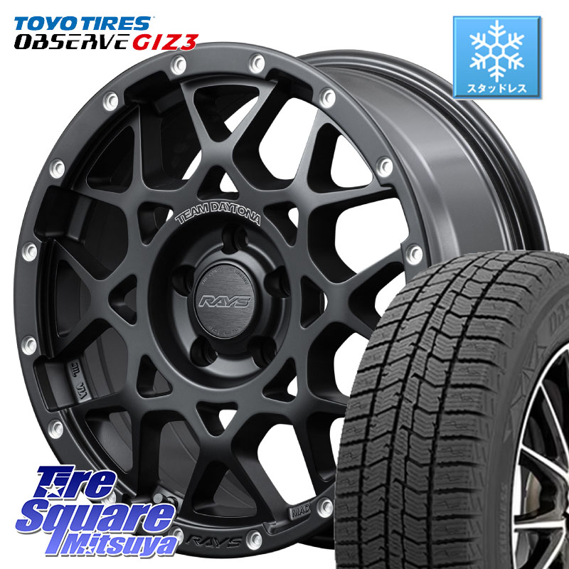 TOYO OBSERVE GIZ3 2024年製~ オブザーブ ギズ3 スタッドレス ミツヤ 215/65R16RAYS 【欠品次回2月末】 レイズ M8 デイトナ DAYTONA 16インチ 16X7.0J 37 5穴 114.3 20系アルファード ヴェルファイアハイブリッド ヴェルファイア アルファード|タイヤスクエアミツヤ