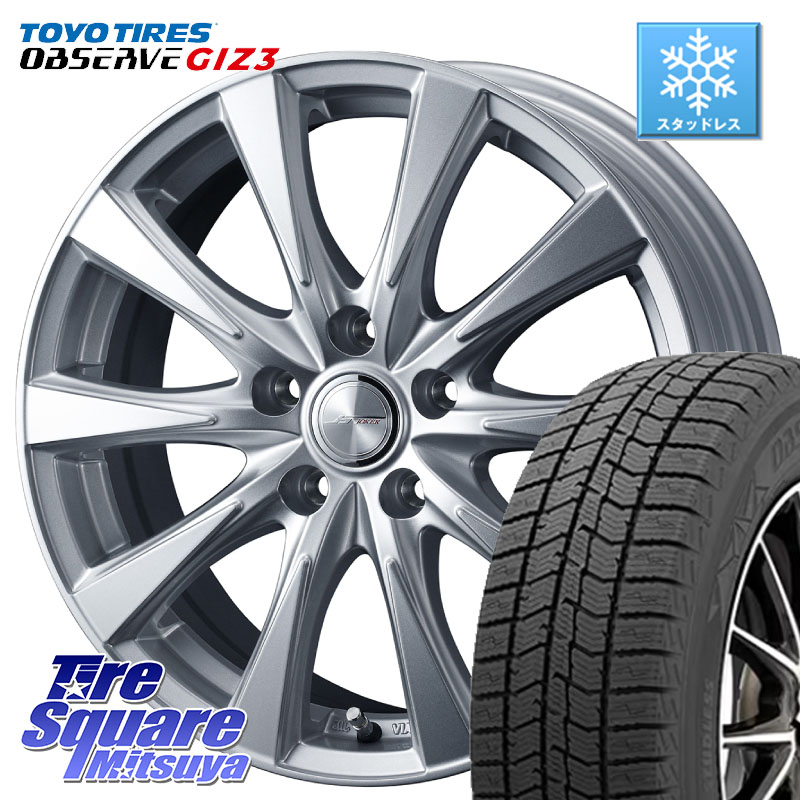 TOYO OBSERVE GIZ3 2024年製~ オブザーブ ギズ3 スタッドレス ミツヤ 215/65R16WEDS ジョーカースピリッツ ホイール 16X6.5J 53 5穴 114.3 C-HR E52エルグランド RV系ヴェゼル RC系オデッセイ後期 エリシオン|タイヤスクエアミツヤ