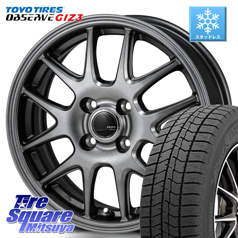 TOYO OBSERVE GIZ3 2024年製～ オブザーブ ギズ3 スタッドレス ミツヤ 215/65R16 Japan三陽 ZACK JP-205 ホイール 16 X 6.0J +42 4穴 100 69,003円