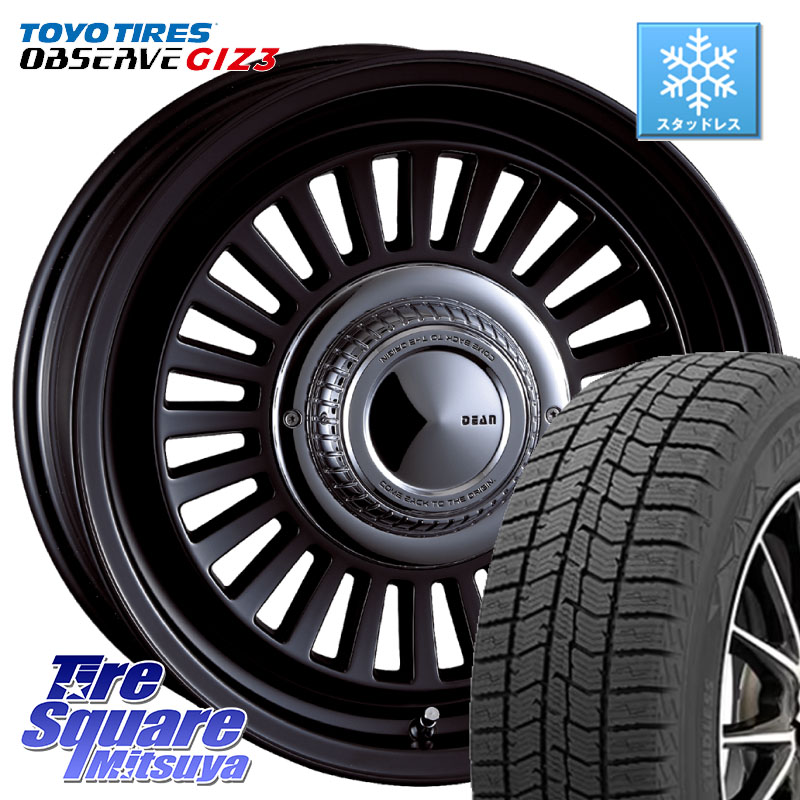 TOYO OBSERVE GIZ3 2024年～2025年製 オブザーブ ギズ3 スタッドレス ミツヤ 215/60R16 CRIMSON DEAN California カリフォルニア 16 X 7.0J +25 6穴 139.7 108,715円