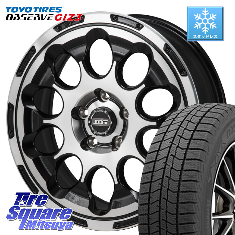TOYO OBSERVE GIZ3 2024年製~ オブザーブ ギズ3 スタッドレス ミツヤ 215/60R17Japan三陽 ボトムガルシア CHRONO クロノ 17X7.0J 45 5穴 114.3 C-HR カローラクロス ZR-V RV系ヴェゼル RC系オデッセイ後期 CX-30 MX-30 エクストレイル X-TRAIL 日産 エスティマハイブ|タイヤスクエアミツヤ