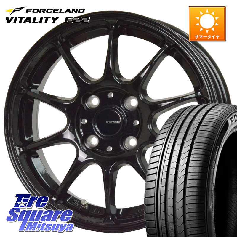 FORCELAND Vitality F22 在庫● サマータイヤ 205/55ZR17 2025年製 ●サマーセール● 205/55R17HotStuff G.SPEED G-07 ホイール 17インチ ジースピード 17X6.5J 45 4穴 100 ライズ/ロッキー(ガソリン車4穴) ロッキー ガソリン車 4穴｜タイヤスクエアミツヤ