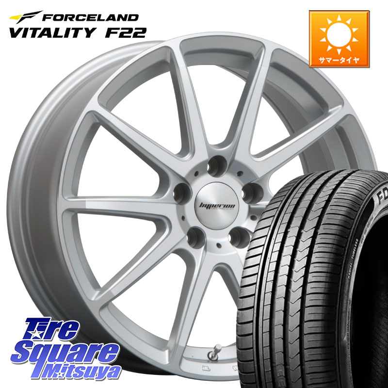 MLJ HYPERION CVX ハイペリオン ホイール 20インチ 20 X 8.5J +35 5穴 114.3 FORCELAND Vitality F22 在庫● サマータイヤ 245/45ZR20 2024年製 ●△サマーセール● 245/45R20
