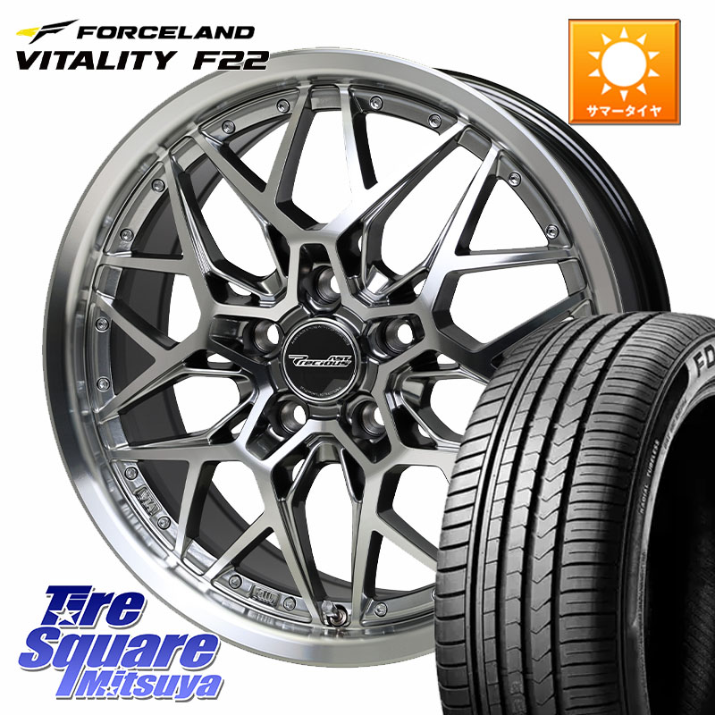HotStuff プレシャス Precious AST M5 ホイール 18インチ 18 X 8.0J +42 5穴 114.3 FORCELAND Vitality F22 在庫● サマータイヤ 245/40ZR18 2025年製 ●サマーセール● 245/40R18