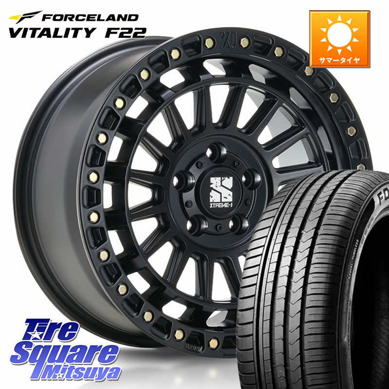 FORCELAND Vitality F22 在庫● サマータイヤ 195/45ZR17 2025年製 ●サマーセール● 195/45R17MLJ XJ08 XTREME-J ホイール 17インチ 17X7.5J 42 5穴 114.3|タイヤスクエアミツヤ